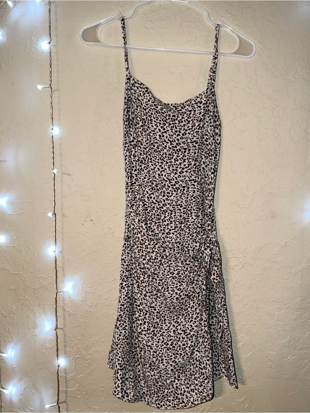 Abercrombie Leopard Wrap Mini Dress